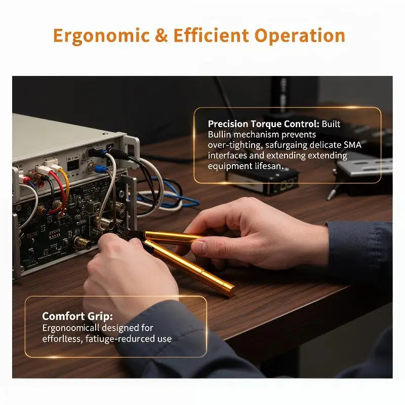 Precision Torque Wrench for RF Coax Connectors | Telecom Tool