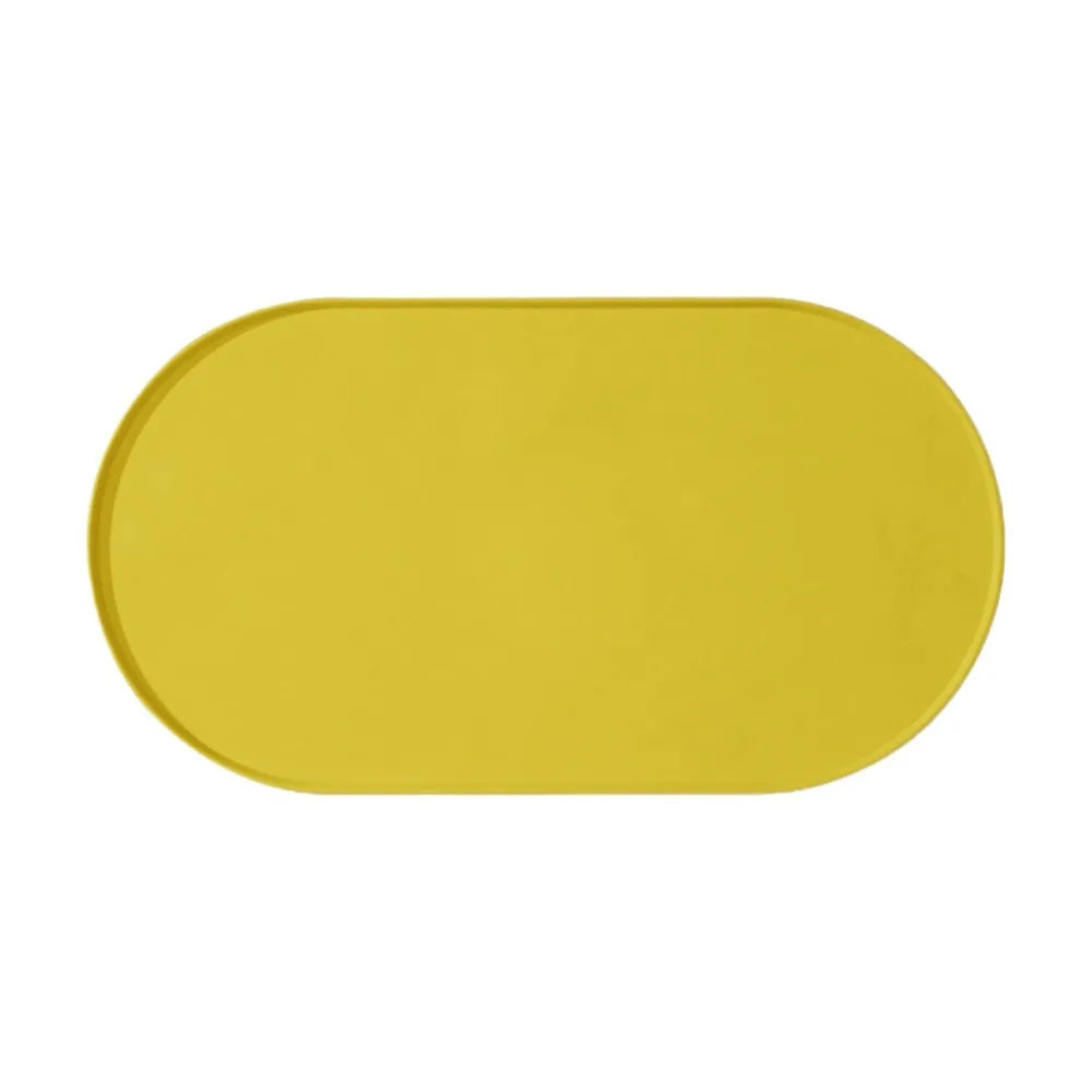 Silicone Pet Food Mat – Waterproof, BPA-Free, Raised Edges