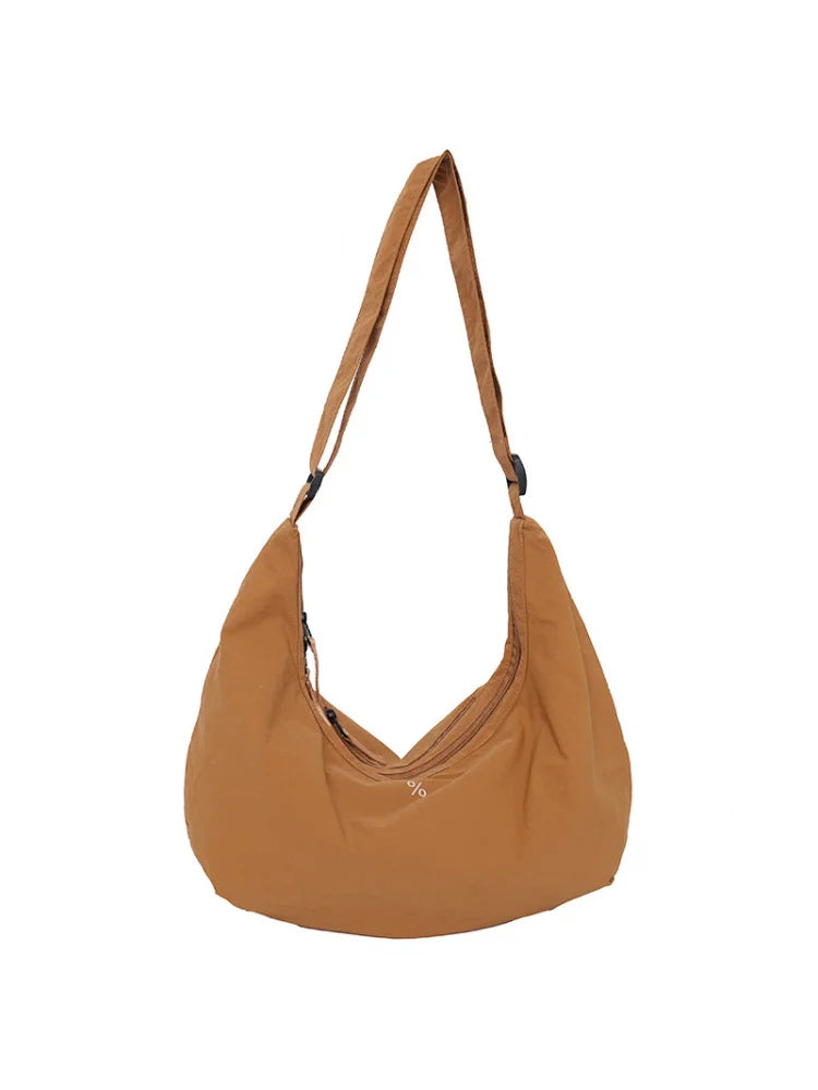 Japanese Nylon Dumpling Bag – Unisex Lightweight Crossbody