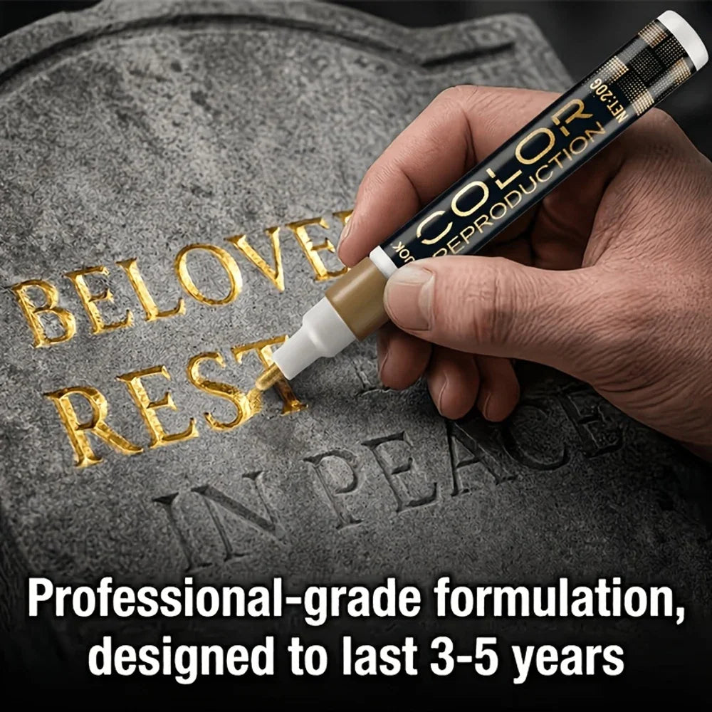 JOKJOK Tombstone Restoration Marker – Stone Inscription Pen