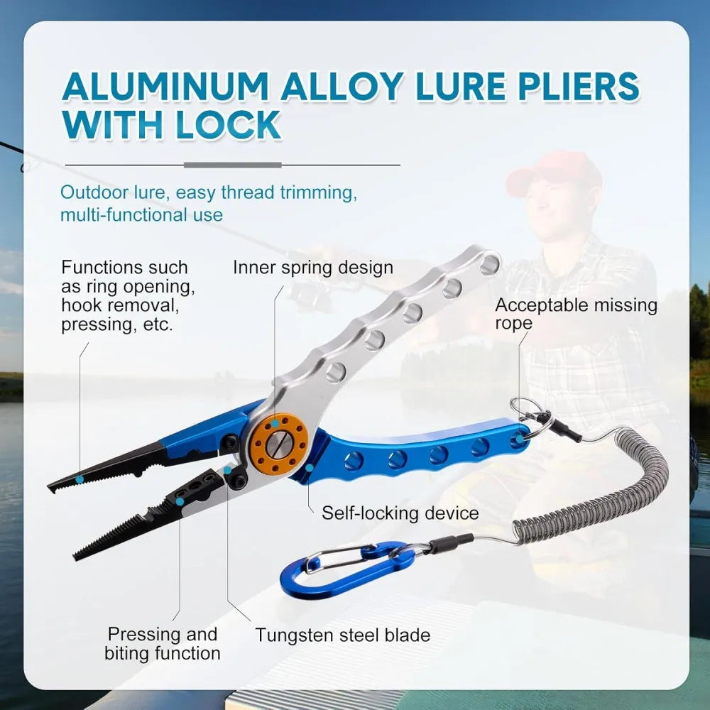 Aluminum Fishing Pliers Multifunctional Tool Set | Nixie