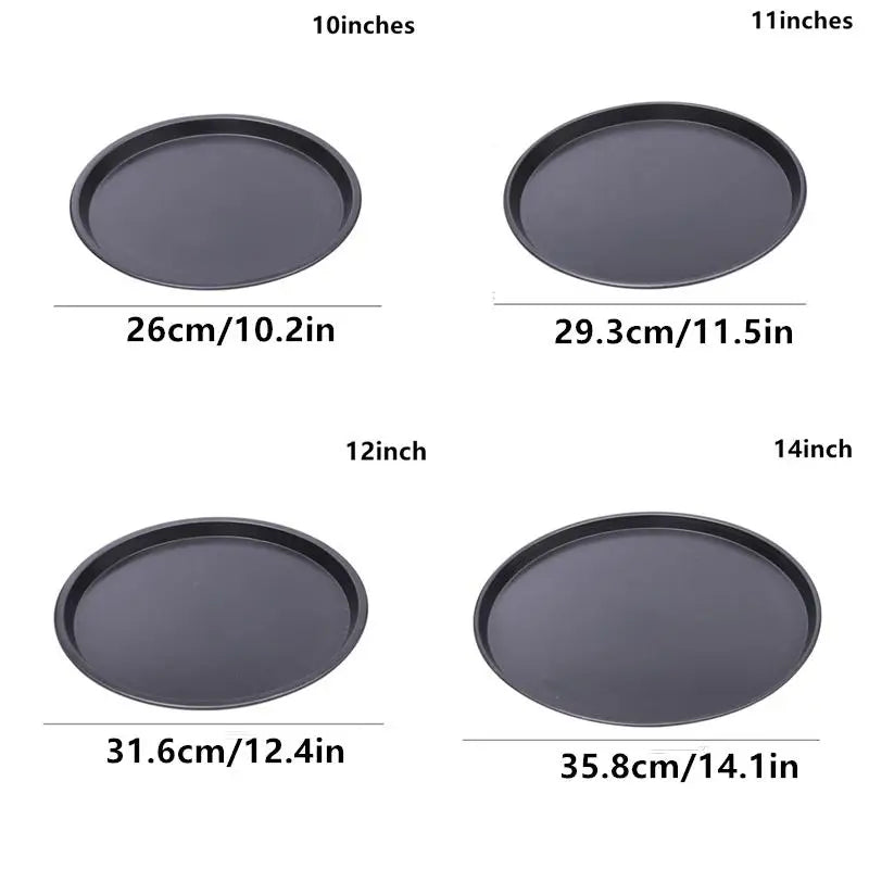 Nonstick Carbon Steel Pizza Pan – 10, 11, 12 & 14 Inch