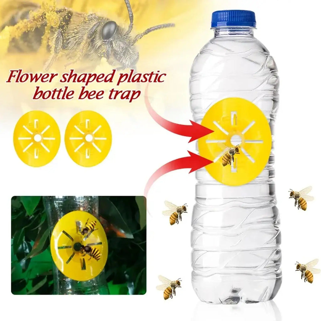 10-Pack Reusable Flower Wasp & Hornet Trap Bee Catcher