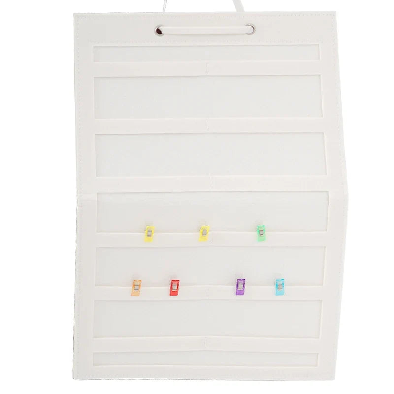 Wall Hanging Felt Hair Clip Organizer – Accessories Storage Bag