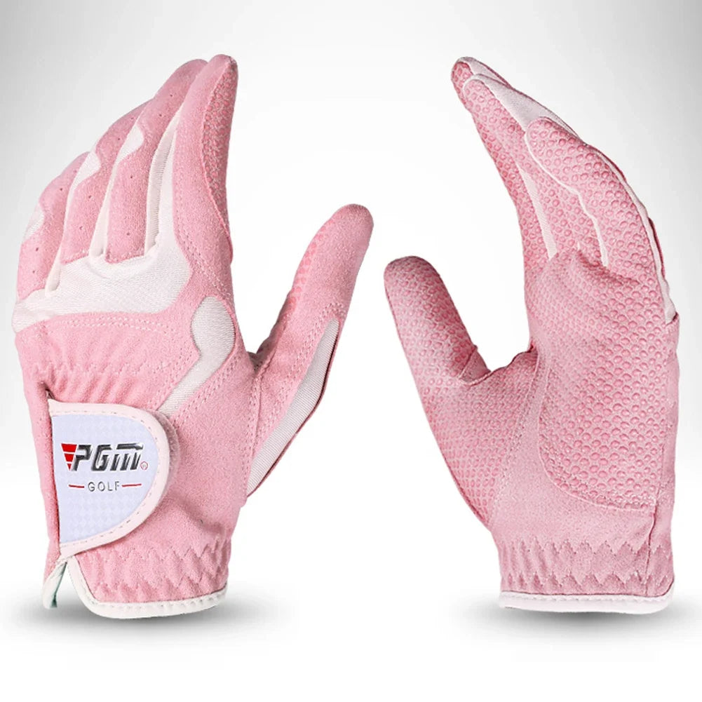 Women's Microfiber Golf Gloves – Breathable Non-Slip Pair