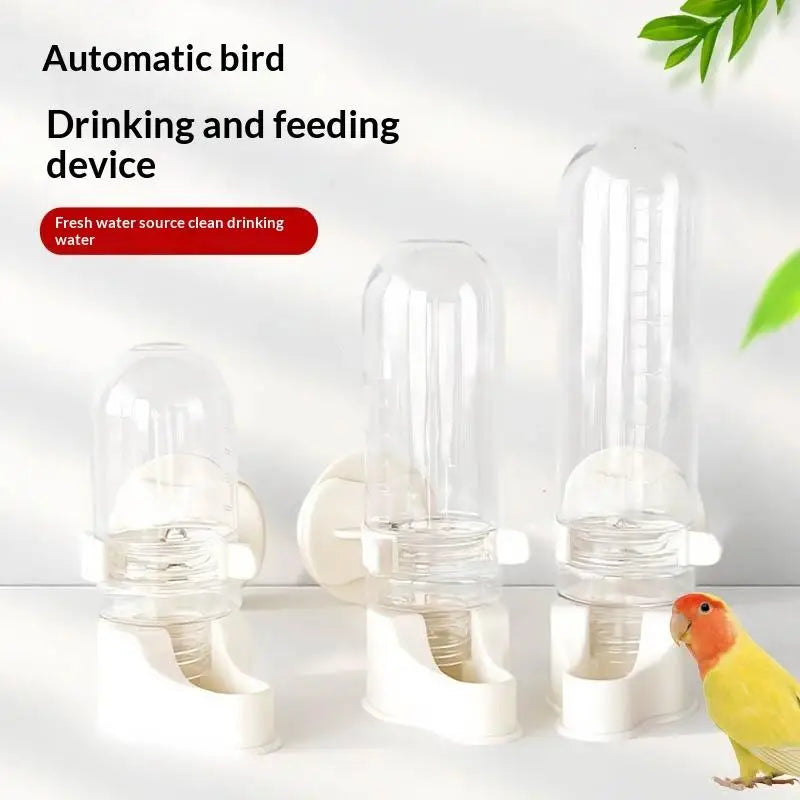 Automatic Bird Water Feeder Drinker 70/110/150ML for Parrots