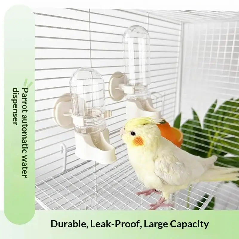 Automatic Bird Water Feeder Drinker 70/110/150ML for Parrots