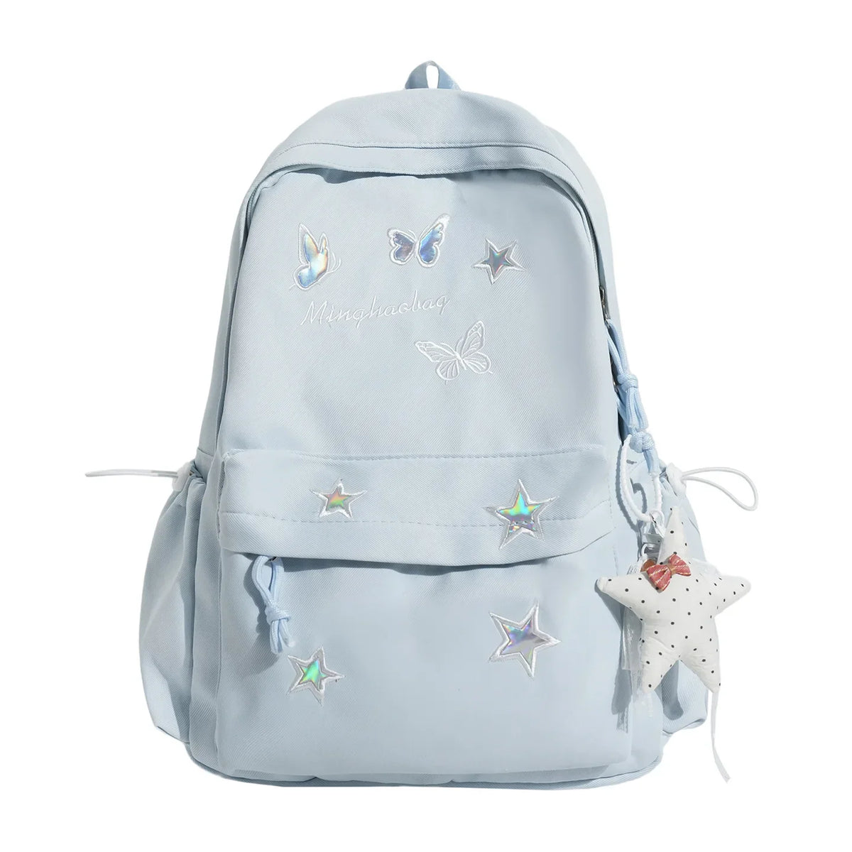 Women's Star Backpack – Korean College Style School Bag for Girls