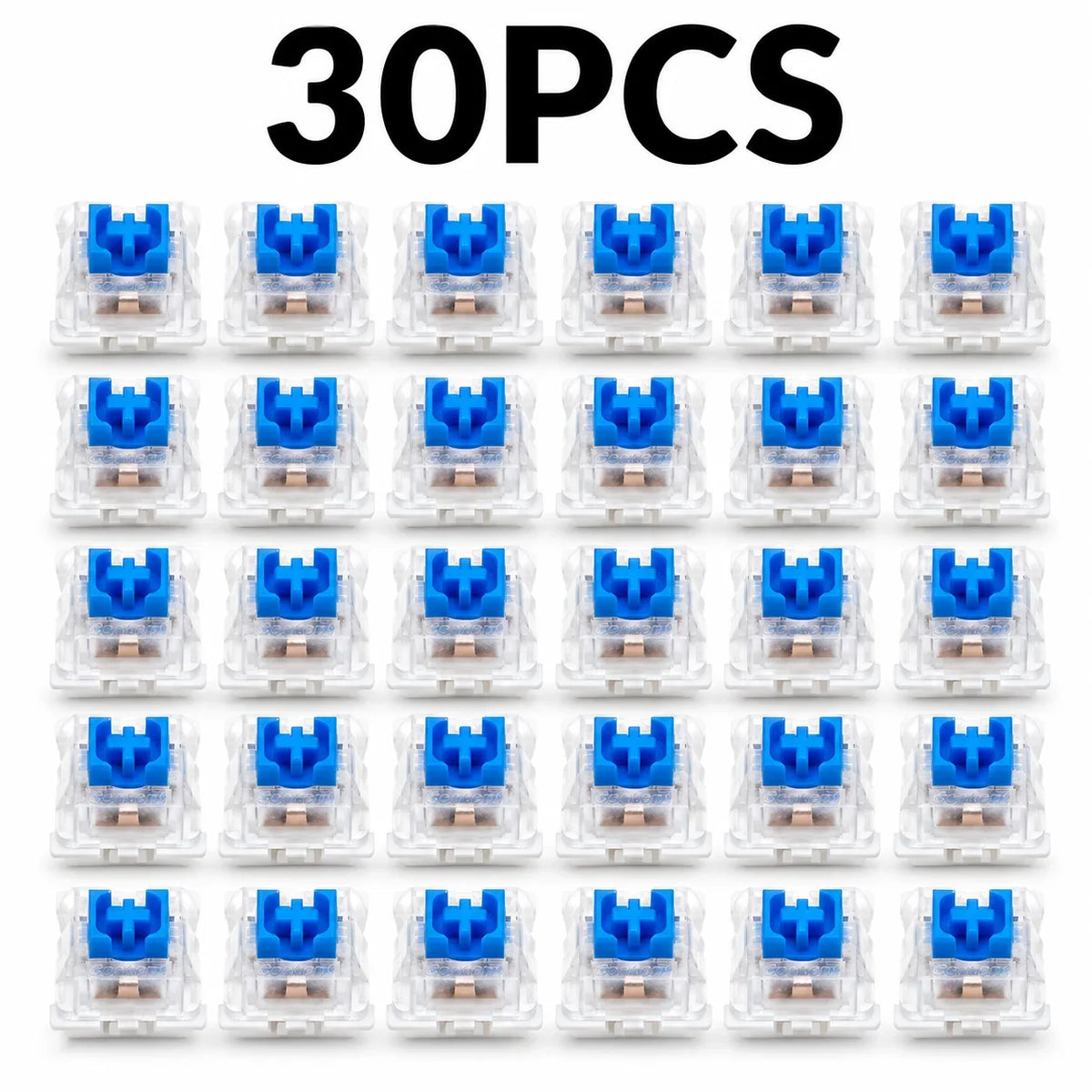 3-Pin Mechanical Keyboard Switches 30/50/100pcs Tactile Clicky