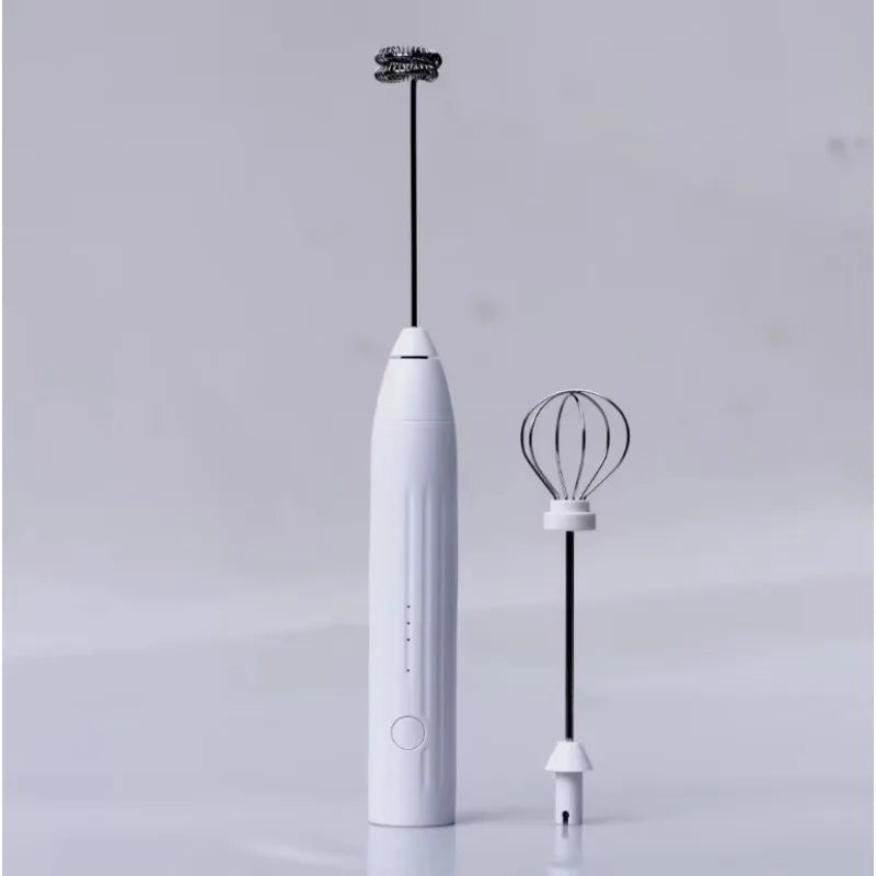 Electric Handheld Milk Frother – Coffee Matcha Egg Beater