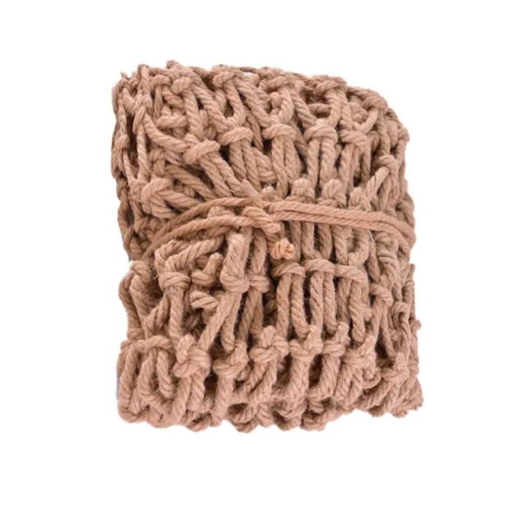 Jute Hemp Rope Climbing Net – Child Safety & Garden Trellis Mesh