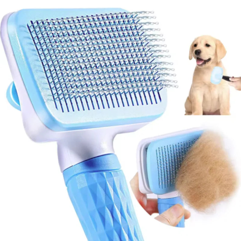 Pet Hair Remover Brush – Dog & Cat Long Hair Grooming Comb