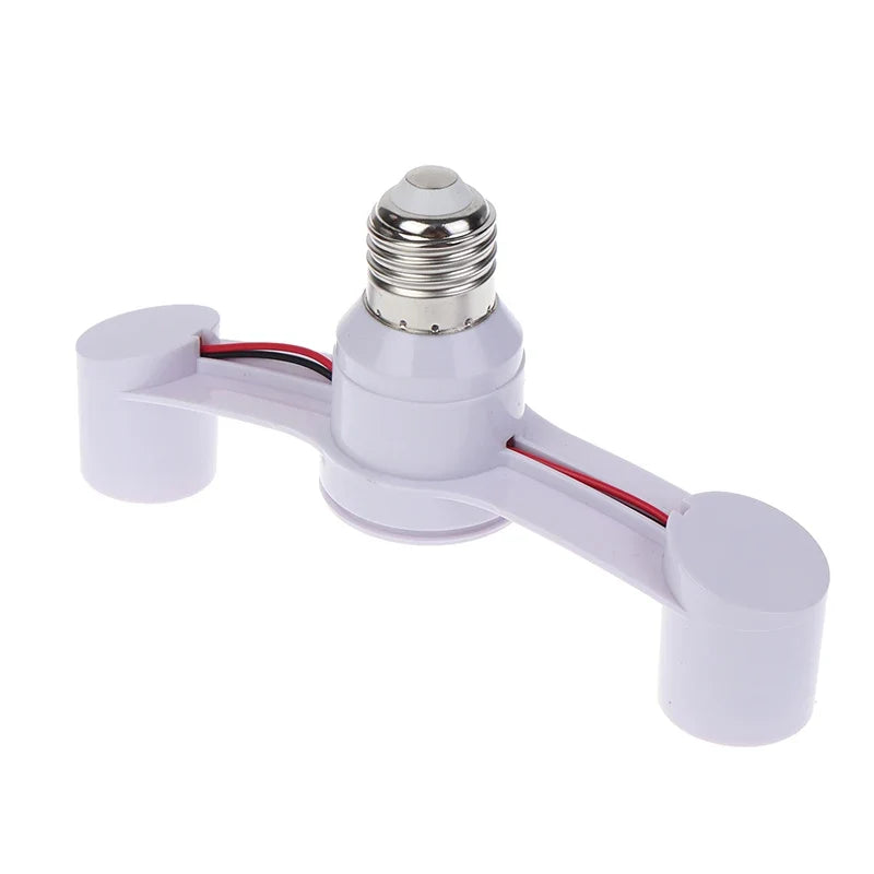 E27 to 2E27 Lamp Socket Adapter 85-285V Light Converter