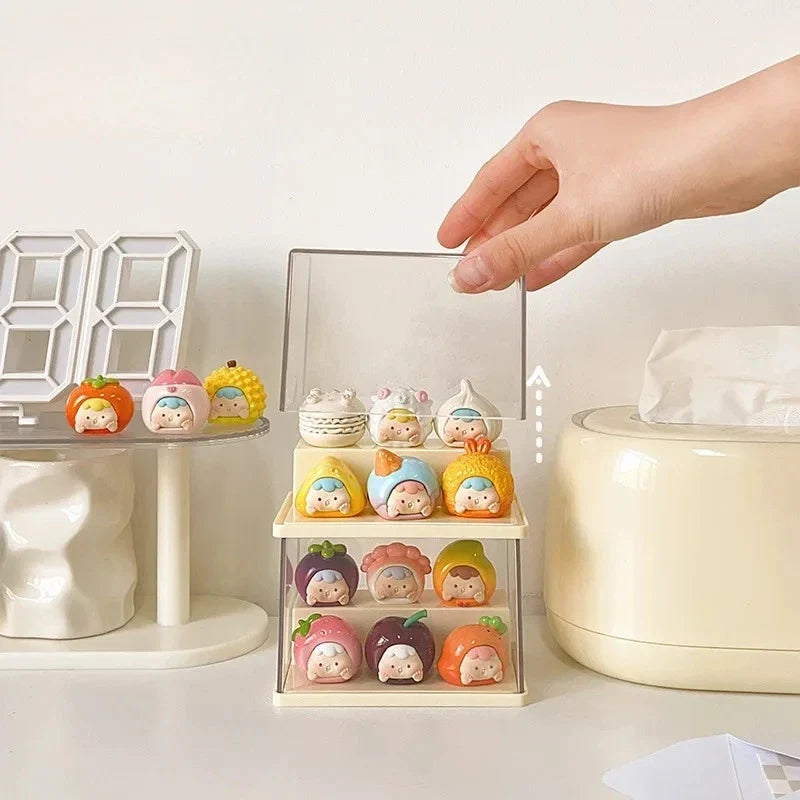 Stackable Acrylic Display Case for Mini Figures & Collectibles