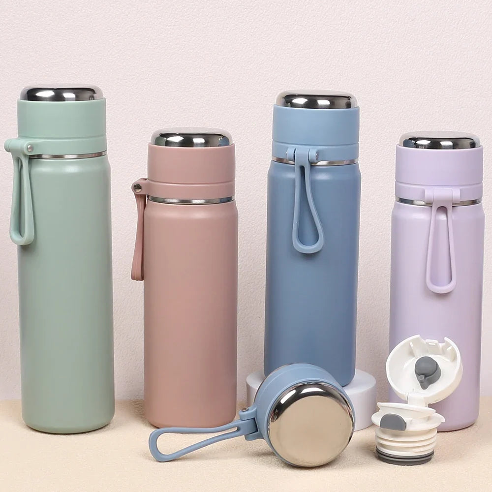 SUS316 Stainless Steel Thermos Bottle 500ml/600ml Insulated