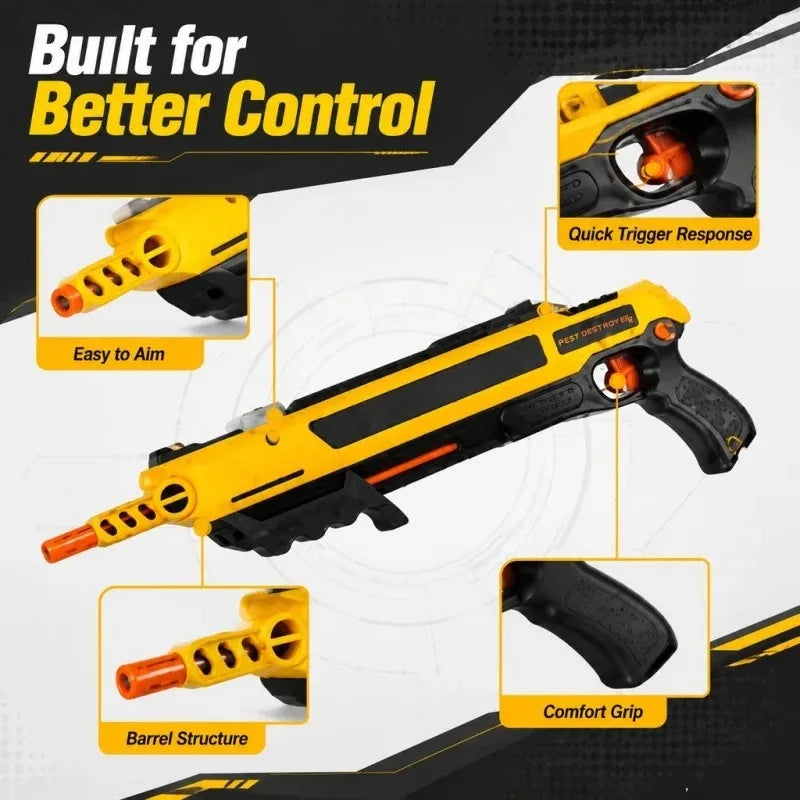 Salt Gun 3.0 – Pump-Action Fly & Mosquito Salt Shooter