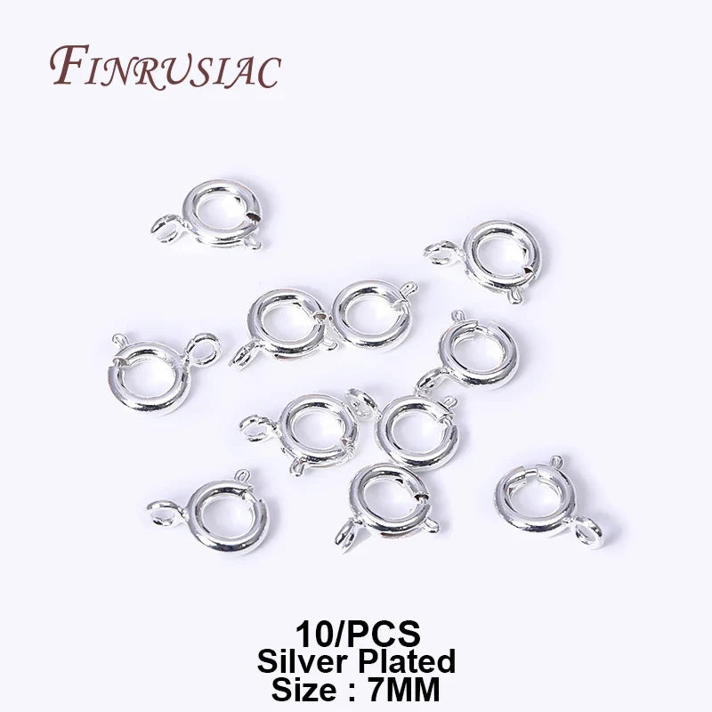 14K/18K Gold Plated Crimp Beads & Clasp Connectors | DIY Jewelry