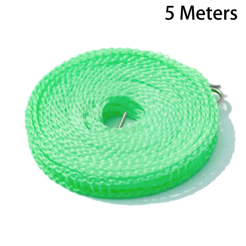 Windproof Fence Clothesline 5M/10M – Indoor & Outdoor Drying