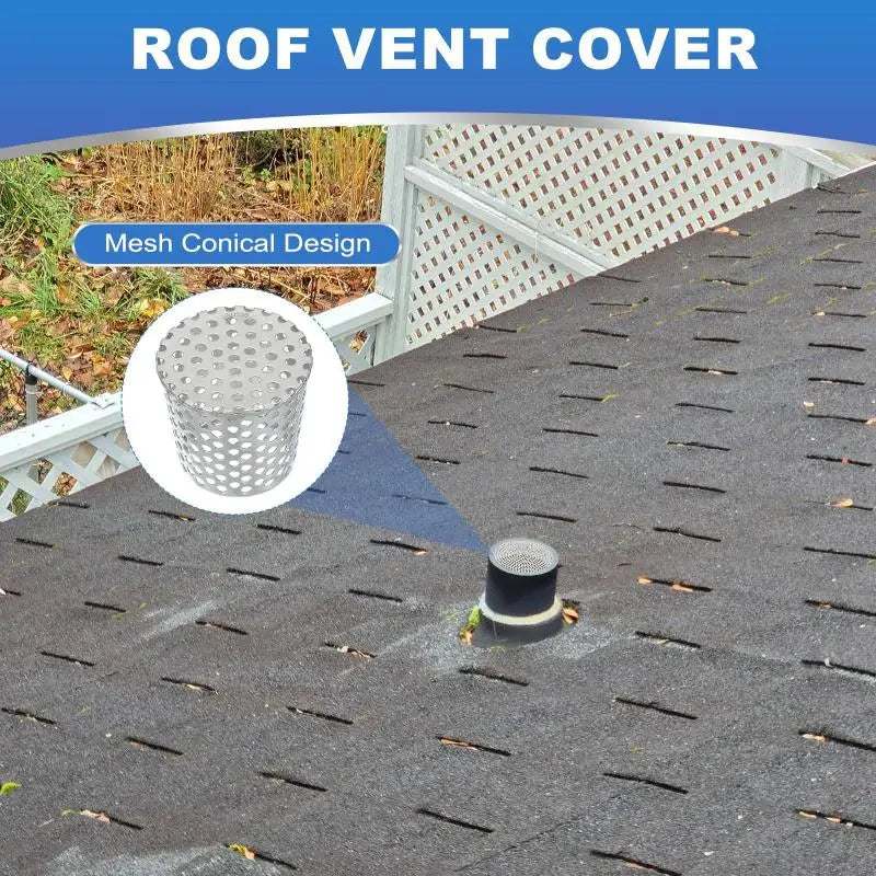 50mm Stainless Steel Drain Cover Insert Filter & PVC Pipe Cap