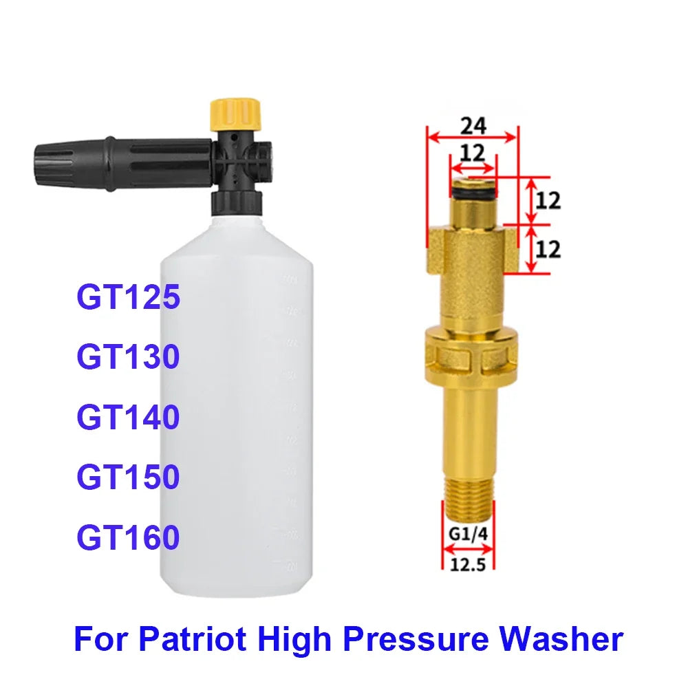 Snow Foam Lance 1000ml for Patriot GT125–GT160 Pressure Washer