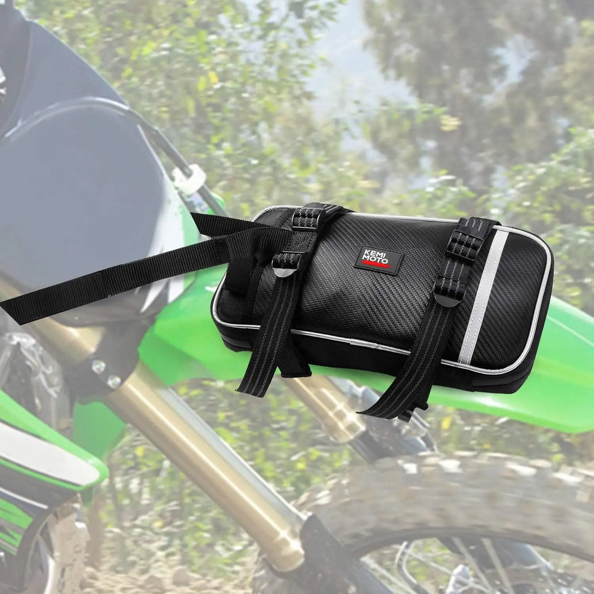 Dirt Bike Front Fender Bag – Waterproof Enduro Tool Roll Bag