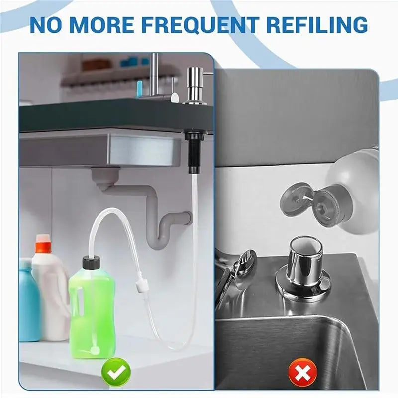 Silicone Soap Dispenser Extension Tube Kit – Kitchen Sink