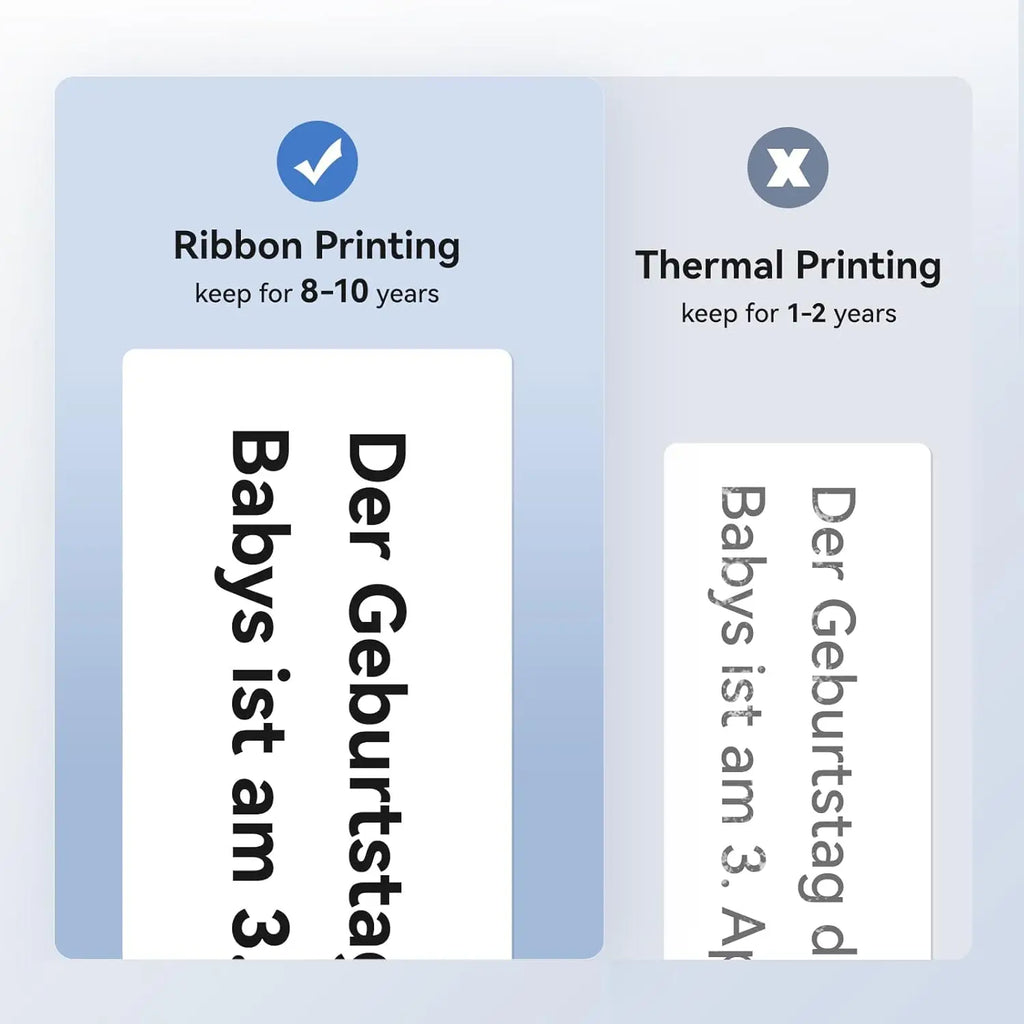 Niimbot M2 Carbon Ribbon – Black Red Gold Blue White Colors