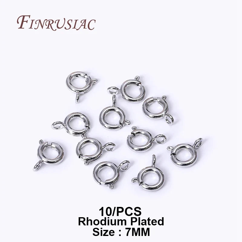 14K/18K Gold Plated Crimp Beads & Clasp Connectors | DIY Jewelry