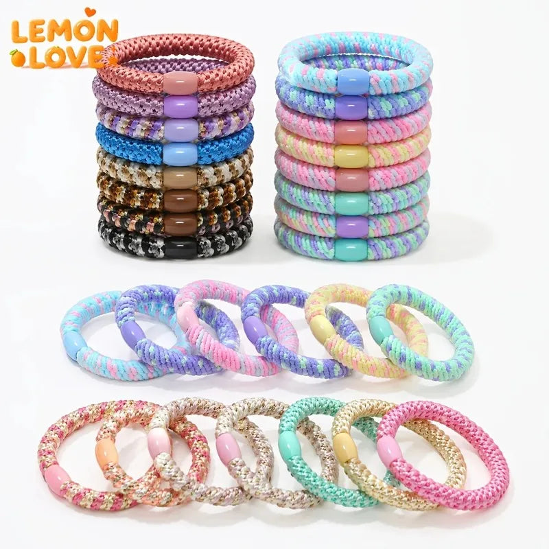 13-Pack Multicolor High-Stretch Hair Ties for Women