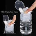 200ml Refillable Nail Polish Remover Pump Dispenser Bottle