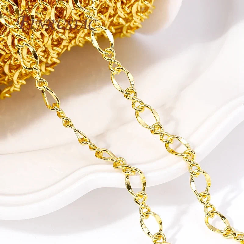 18K Gold Plated Brass Chains Bulk – DIY Jewelry Findings