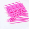 100Pcs Disposable Micro Brush Eyelash Cleaning Sticks | Eye Makeup