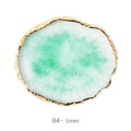 Round Resin Agate Nail Art Palette & Gel Polish Display Shelf