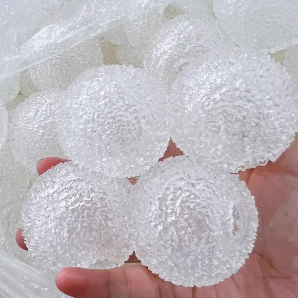 Transparent DIY Squeeze Ball Shell Fidget Toy with Lid – 2 Sizes