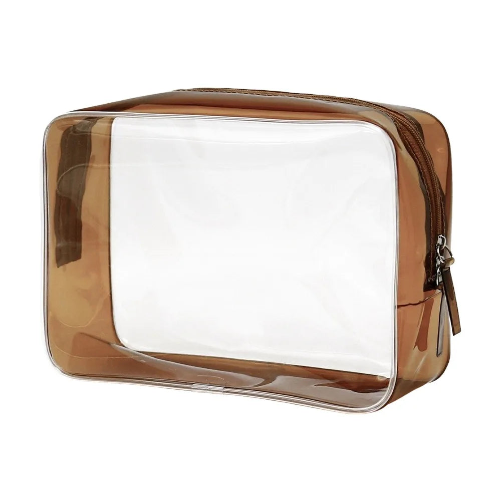 PVC Transparent Cosmetic Bag – Waterproof Travel Toiletry Bag