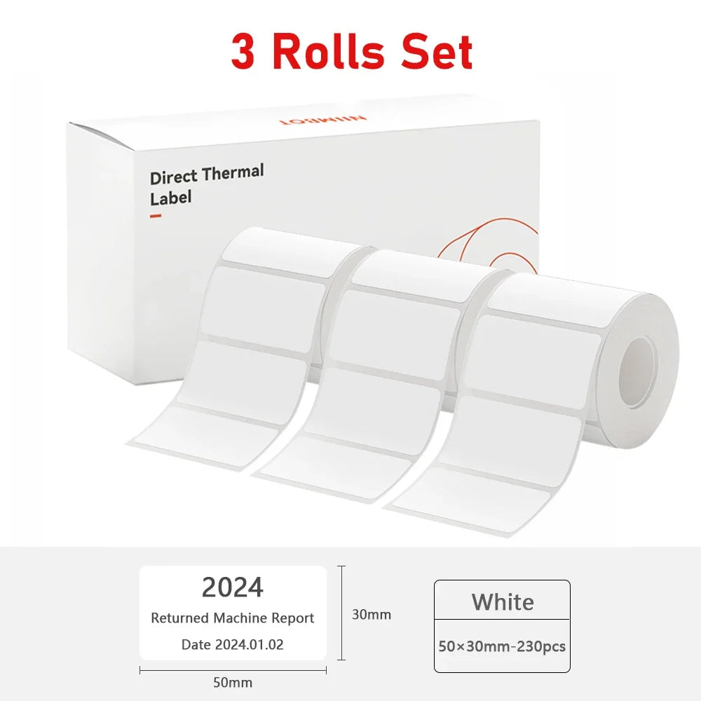 Niimbot Thermal Label Paper Roll – B1 B21 B3S D110 Compatible