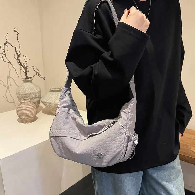 Women's Large Capacity Crossbody Dumpling Bag – Casual & Sporty