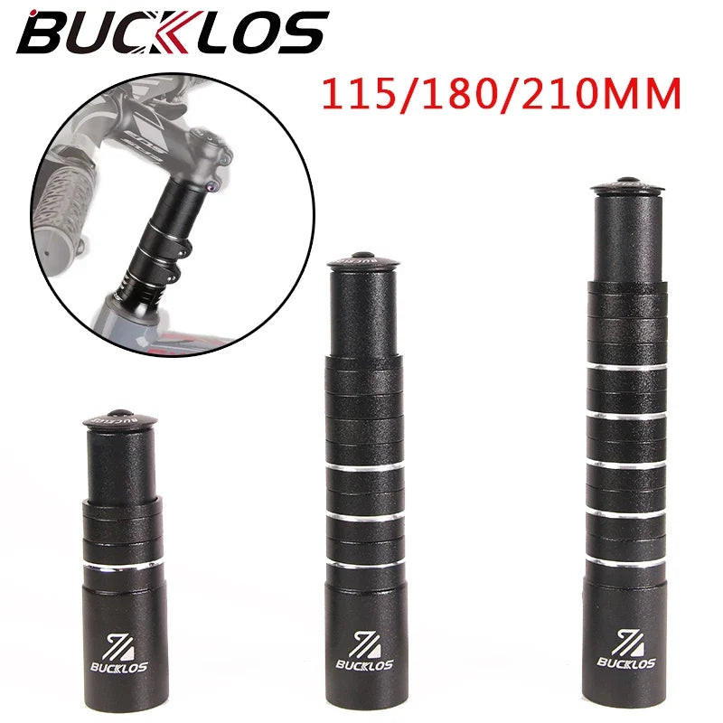 BUCKLOS Bike Stem Height Extender 115/180/210mm Handlebar Riser