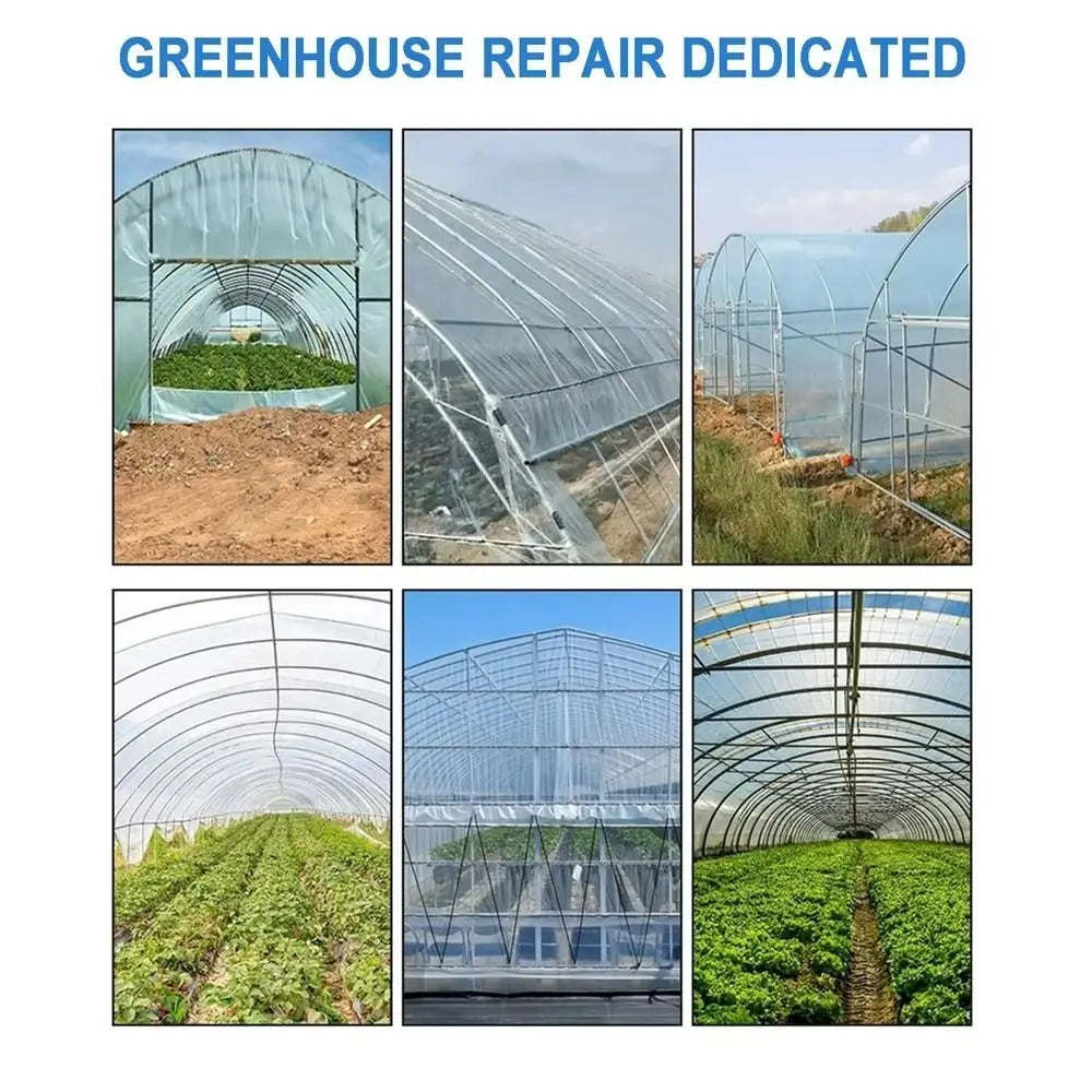 UV Resistant Greenhouse Film Repair Tape | Transparent PE Patch