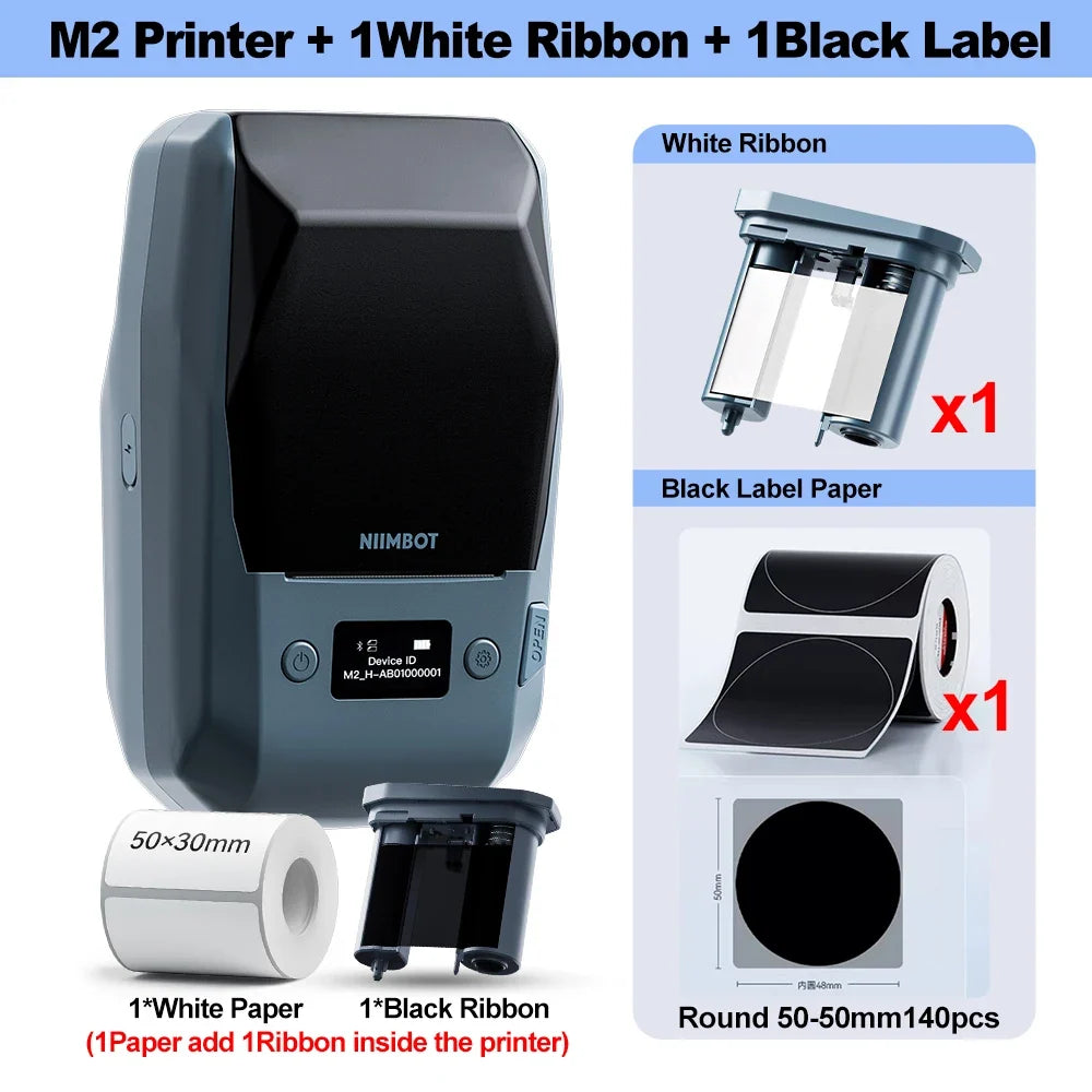 Niimbot M2 Thermal Transfer Label Printer – Barcode & Tag Maker