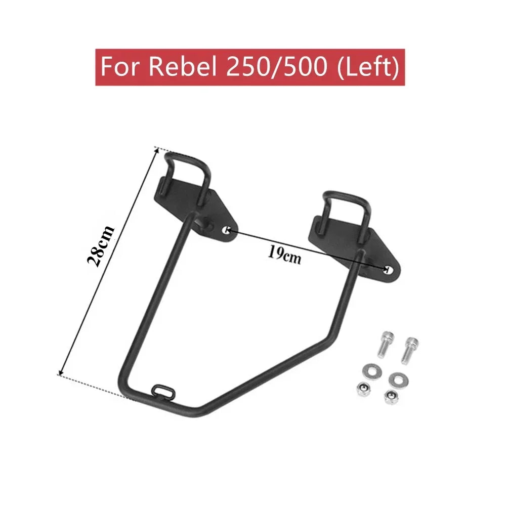 Waterproof PU Leather Motorcycle Saddlebag 10L | Honda Rebel