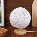 Round Hand-Woven Rattan Pendant Lampshade 20cm | Boho Décor