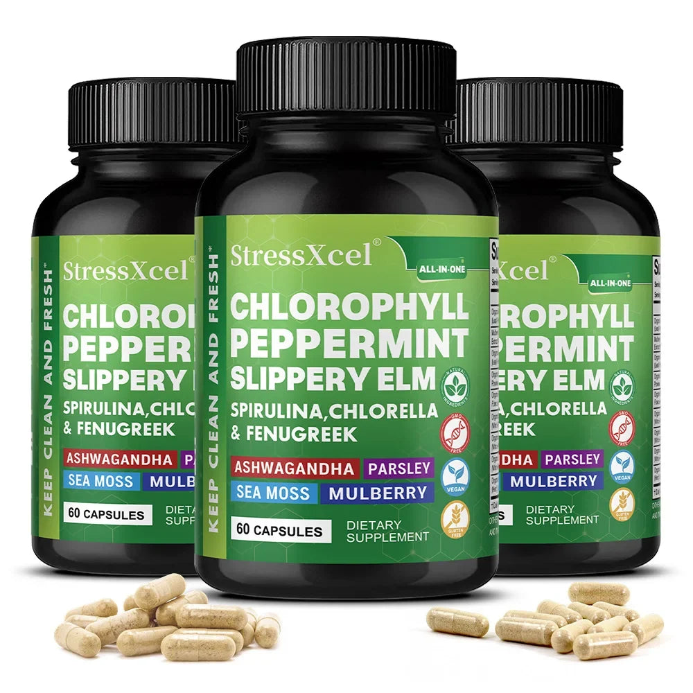 Spirulina & Chlorella Capsules – Superfood Cleanse Supplement