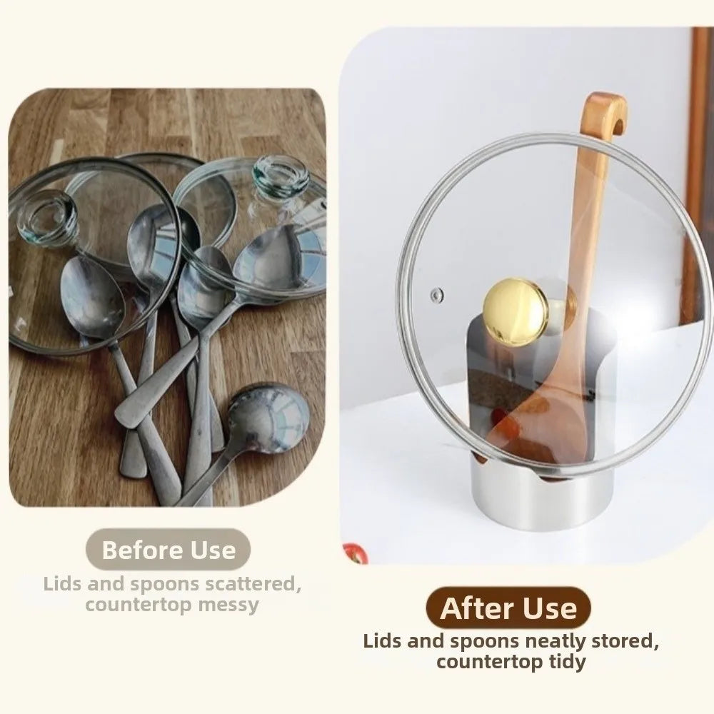 Stainless Steel Utensil Holder – Spoon & Spatula Rack