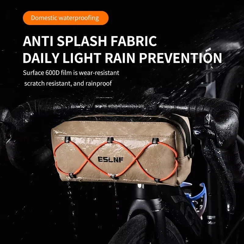 ESLNF Bike Handlebar Bag Waterproof Reflective Cycling Front Bag
