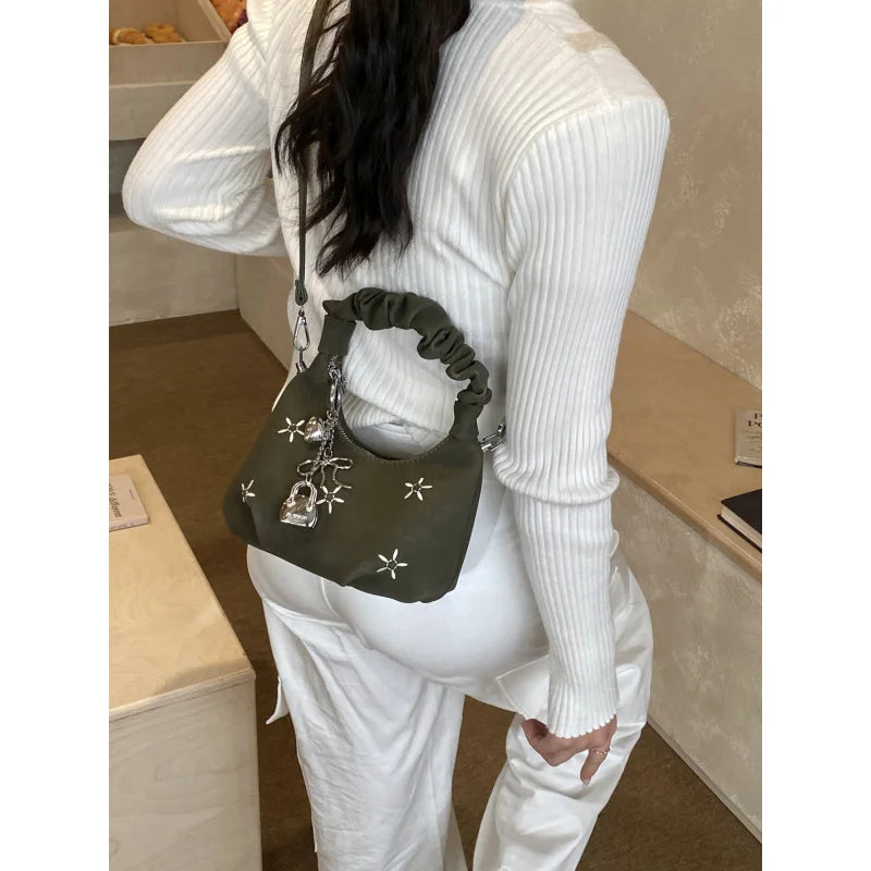 Nixie Mini Cloud Crossbody Bag – PU Leather Women's Handbag