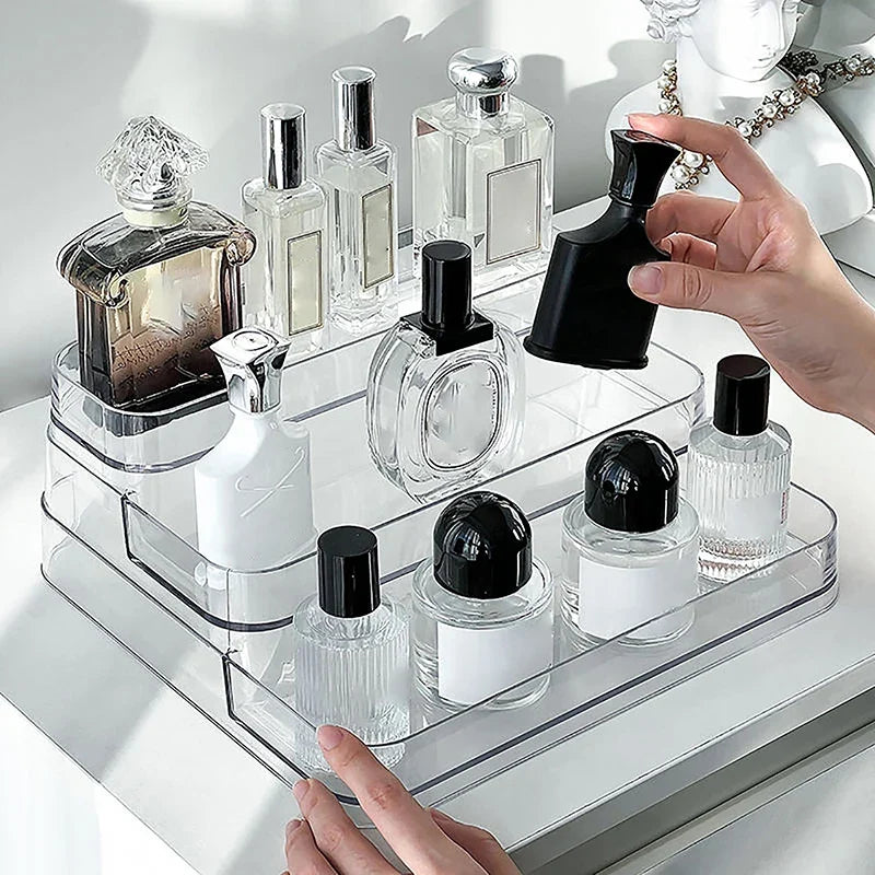 3-Tier Desktop Organizer Shelf for Perfume, Cosmetics & Spices