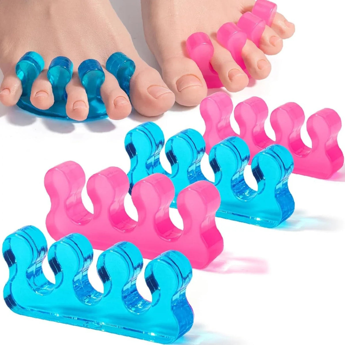 Soft Gel Toe Separators – Silicone Spacers for Pedicure