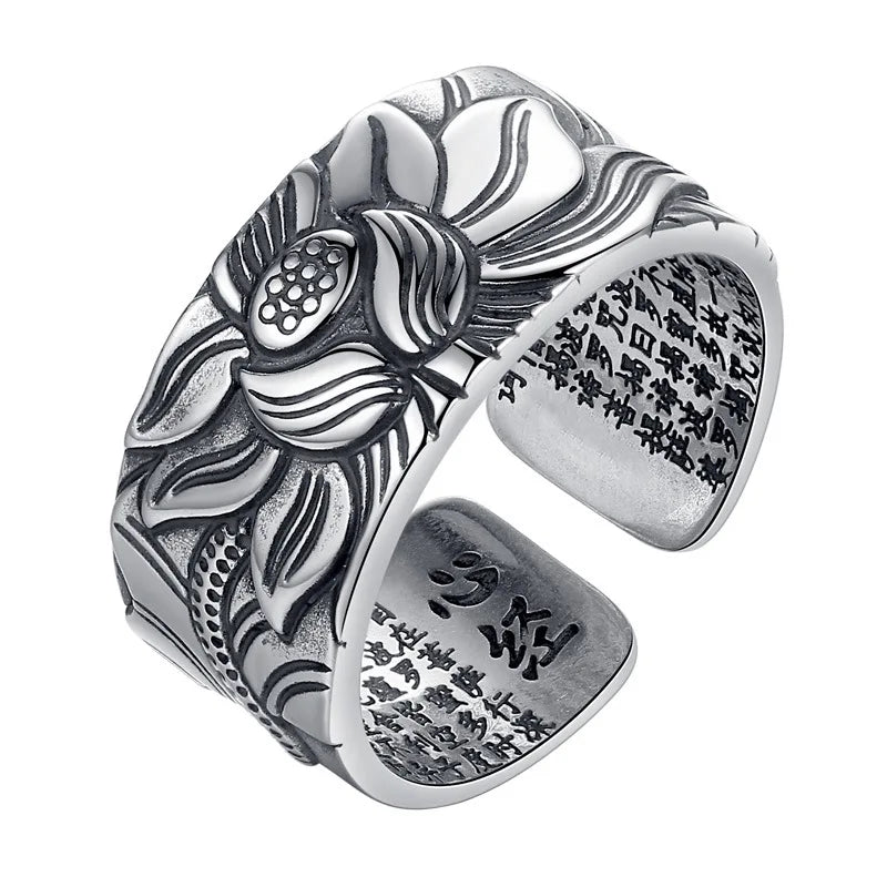 Vintage Punk Dragon Snake Tiger Adjustable Ring | Unisex