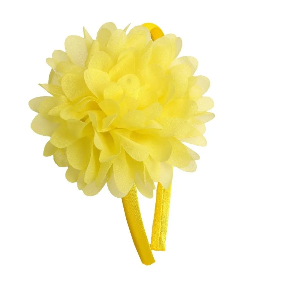 Big Flower Girls Headband – Multi-Layer Princess Hairband